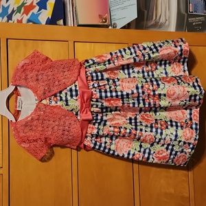 Bonnie Jean size 6 dress with bolero